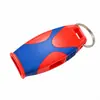 Apito de árbitro bicolor com cordão, adequado para professores de educação física, treinamento e uso ao ar livre como um apito de emergência portátil