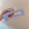 Pinza para el Cabello de Sirena para Mujer, Primavera y Verano, Pasador Elegante para Moño, Pinza de Tiburón Grande, Accesorio para el Cabello Grueso