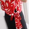 Conjunto de Calça Wide Leg Fashion com Leite de Mamão Verão Novo Estilo Coreano Emagrecedor Elegante Manga Curta Chiffon Duas Peças Fashionável Feminino