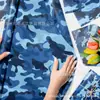 Wx151 Papel Camuflado Sydney 17g Papel de Embrulho à Prova de Umidade para Doces de Presente Papel Colorido Decorativo Camuflado Azul Escuro
