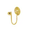 Exquisito material DIY personalidad espiral antimosquitos clip para oreja retro fresco simple clip para oreja versátil sin agujero en la oreja Damas