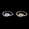 Anillo de Plata S925 Yingyu Estilo Ins Anillo de Diamante Huevo de Paloma Anillo de Moissanita de Moda para el Trabajo Plata S925