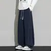 NASA SOBRE Pantalones deportivos casuales holgados de estilo americano con dobladillo curvo deconstruido para hombre, nuevos para primavera y otoño de 2026