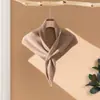 Bufanda de Triángulo Grande Perforada 100% Cachemira Pura Chal de Punto Ropa de Abrigo Nueva Otoño Invierno Capa Suave Cálida Calentador de Cuello