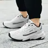 Tênis Casual Esportivo para Homens, Tamanhos Extra Grandes, Para Todas as Estações, Resistente ao Desgaste, Antiderrapante, Branco, Preto, Vermelho, Preto, Verão, Inverno, Não