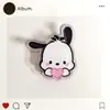 Estilo Cartoon Sanrio Acrílico Transparente Clipe de Desenho Animado Papelaria Informação Organização de Provas Clipe Transparente Cauda de Andorinha Clipe de PP