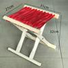Madera Maciza Pino Hoja Caída Exterior Barbacoa Silla Plegable Respaldo Plegable Venta al por Mayor Mazar Silla Plegable Portátil Lona