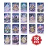 Compra Directa Transfronteriza de 18 Tarjetas de Texto de Castillo Mágico Soñador con Frases Inspiradoras de Energía Positiva para Decoración de Regalos y Tarjetas de Felicitación