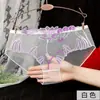 Fornecimento do Fabricante Roupa Íntima Feminina Yan Beimei Verão 2025 Fina Transparente Bordada Tamanho Grande Cintura Média Calcinha 836