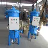 Máquina de Limpeza e Descontaminação Qiancheng, Filtro de Retrolavagem, Fluxo Direto Vertical de Abertura Rápida, Sedimentação por Gravidade, Azul