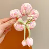 [Niños] Diadema de Flor de Tulipán de Primavera Dulce y Linda Accesorio para el Cabello Tridimensional Diadema de Bola Rellena de Algodón para Niñas