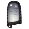 Funda de Silicona con Patrón de Fibra de Carbono para Llave de Coche JEEP Chrysler Dodge Smart, Moda para Funda de Llave de Coche JEEP