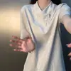 Camiseta blanca de estilo americano con cremallera diagonal, hombro recto, para hombre, estilo verano, cuello alto, manga corta resistente, manga media nicho