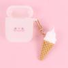 Colgador de AirPods Hanger Funda Protectora Cadena para Colgar Bolsa de Regalo Llavero Colgante de Joyería de Crema para Hombres y Mujeres