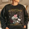 Comunidad de Lectura Romántica Estampado Estilo Sencillo Lindo Informal Invierno para Adultos Suéter para Amantes de los Libros