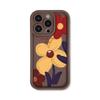 Padrão Floral Retrô Adequado para Capa de Celular iPhone 17 Pro Max 14 Apple 13 Fosca 12/15 Premium 11 Corte de Precisão