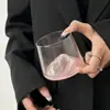 Copo Rosa Monte Fuji Criativo Vista da Montanha Copo de Vidro Copo de Água Casa Alto Padrão Sensação Estrangeiro Vinho Suco Whisky Copo