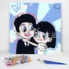 20*20 Pintura al Óleo Digital de Dibujos Animados de Anime Pintura Decorativa DIY para Colorear Hecha a Mano para Niños Stock Listo Pintura al Óleo Digital al por Mayor