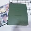 Álbum de Almacenamiento de Tarjetas Pequeñas Postales Boletos Láser de Nueve Cuadrículas Encuadernado en Cuero B5 de Hojas Sueltas Álbum para Tarjetas Fotográficas de 4 pulgadas 5 pulgadas 6 pulgadas