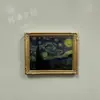 Museo Europeo y Americano Cultural y Creativo Pinturas Famosas Resina Tridimensional Magnético Imán para Refrigerador Fabricante Venta al por Mayor Decoración del Hogar Imán para Refrigerador