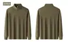 Sudadera de manga larga para hombre con cuello alto y media cremallera, antibacteriana, para primavera y otoño, disponible en negro diamante, rojo crepúsculo, escarcha plateada y gris.
