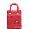 Amazon Bolsa de Agujeros de Dibujos Animados Hecha a Mano DIY para Mujer Bolso Cruzado Impermeable de Gelatina para el Hombro Bolsa de Agujeros Portátil Estilo Nuevo