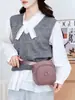 Bolsa Pequeña con Múltiples Opciones de Transporte, Tela de Nylon, Adecuada para Viajes Diarios y Viajes, Riñonera, Estilo Coreano, Multicapa, Versátil, Bolso Cruzado de un Solo Hombro para Mujer