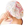 En stock directo de fábrica linda gorra de ducha de dibujos animados gorra de ducha impermeable japonesa gorra para champú anti-humo de aceite