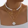Colar com Pingente de Cruz de Diamante Nova Moda Criativa Transfronteiriço Corrente de Franja de Alta Qualidade para Mulheres Corrente de Clavícula Empilhada Atacado