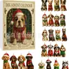 Caja Ciega Nueva de Navidad Transfronteriza Caja de Color Navideño Creativa para Cachorro Empaque Colgante de Cachorro de Dibujos Animados Acrílico