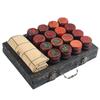 Ajedrez chino de sándalo rojo juego completo madera maciza ajedrez regalo madera con caja de ajedrez tablero de ajedrez adulto niños principiante talla pequeña tallado en madera