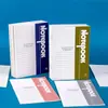 Cuaderno Casual A5 con Líneas Horizontales Bloc de Notas de Aprendizaje para Estudiantes Papelería Regalo Diario de Tapa Blanda Engrosado 32K