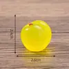 Fruta Luminosa Grão Macey Mangostão Caqui Bolsa Surpresa DIY Acessórios de Joias Decorações de Mesa e Carro Pequenos Enfeites