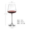 Copo de vinho quadrado Borgonha para uso doméstico, copo de cristal puro feito à mão com pé alto, decantador criativo para vinho doméstico