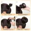 Postizo de Moño Nido de Pájaro Plegable para Mujer, Herramienta Mágica para Recogidos Esponjosos, Moño Voluminizador para el Cabello, Postizo de Pinza de Garra de Capullo de Flor Simulado