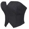 Nuevo Traje Pequeño Rayado de Moda Tubo Hueso de Pescado Top de Cintura Sexy Ajustado Moldeador Corporal para Mujer Suministro Transfronterizo por Lotes
