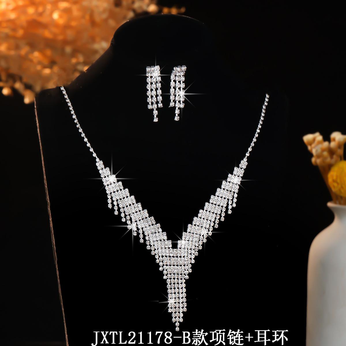 JXTL21178-B款项链+耳环