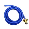 Fogareiro de Cassete de Uso Duplo Conexão Lateral Tubo de Metal Mangueira de Tanque de Gás Liquefeito Adaptador Extensor Conversor para Recipiente