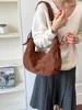 Bolso Tote de Hombro Único Vintage Mate Estilo Maillard de Gama Alta, Bolso Casual Simple de Gran Capacidad para Debajo del Brazo, Otoño/Invierno 2026
