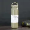 Estilo Harajuku Japonês Alça de Aço Inoxidável 304 Elemento Copo Térmico Camada Dupla a Vácuo Atacado Transfronteiriço Caneca de Café Personalização