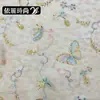 Tela de encaje bordado de mariposa lentejuelas doradas tela bordada con hilo de color vestido de novia vestido de noche falda vestido lolita tela para ropa de muñeca