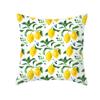 Fronha Estilo Nórdico Ins Amarela de Verão com Estampa de Limão Capa de Almofada de Sofá shopee Casa Transfronteiriça