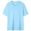 Camiseta Branca Japonesa Pesada de Algodão 220g Roupa de Trabalho em Equipe Manga Curta Gola Redonda Camiseta de Meia Manga Camiseta Publicitária