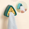 Toallero autoadhesivo creativo sin perforaciones, colgador de toallero para cocina, baño, almacenamiento de toalleros, tapón para toallero