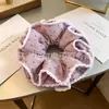 Atacado de Ponto Scrunchies de Renda Estilo Coreano Estilo Preguiçoso de Luxo Prendedores de Coque Prendedores de Cabelo Faixas de Cabelo Prendedores de Cabelo