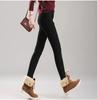Leggings gruesos con forro polar para exteriores, pantalones ajustados, pantalones de tubo para mujer, pantalones cálidos de otoño e invierno 2021 para mujer