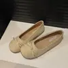 2026 Mocassins da Moda com Design Estilo Saia, Sapatos Baixos Simples para Mulheres, Novos Sapatos Mary Jane Estilo Fada para Primavera e Outono, Versátil Estilo Francês