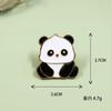 Broche Panda Oferta Insignia de Panda Lindo Pin de Bambú Animal Estilo Chino Broche Dulce Grande
