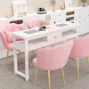 Novo Conjunto de Mesa e Cadeira para Manicure e Aspirador de Pó de Luxo, Econômico Madeira Maciça Combinação Simples/Dupla Mesa de Manicure Estilo Japonês com Metal