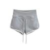 Shorts de Cintura Alta con Bloques de Color de Estilo Americano de Moda para Mujer, Corte Slim, Shorts Casuales Deportivos, Venta al por Mayor Transfronteriza Europa y América